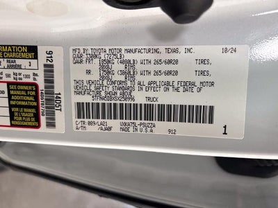 2025 Toyota Tundra 4WD Platinum