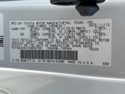 2014 Toyota Tacoma Base