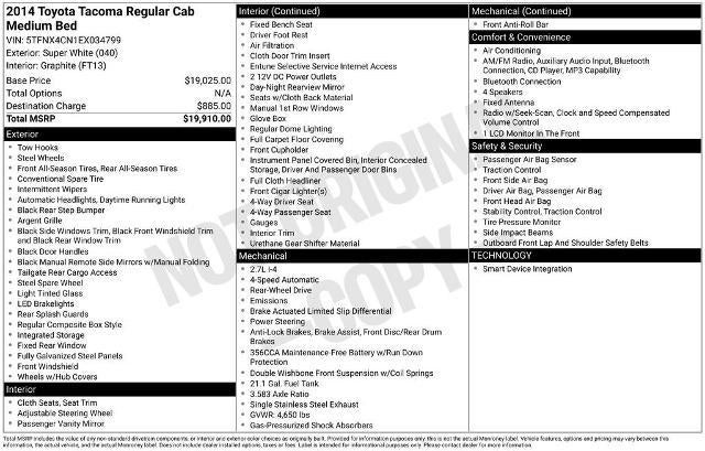 2014 Toyota Tacoma Base