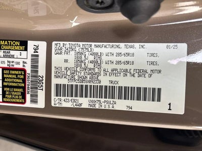 2025 Toyota Tundra Hybrid TRD Pro Hybrid CrewMax 5.5' Bed