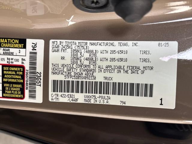 2025 Toyota Tundra Hybrid TRD Pro Hybrid CrewMax 5.5' Bed
