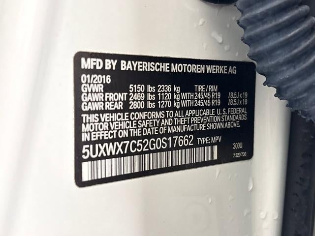 2016 BMW X3 xDrive35i