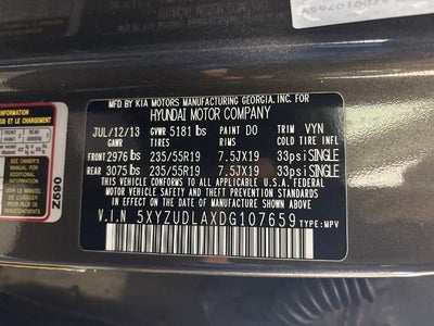 2013 Hyundai Santa Fe 2.0T Sport