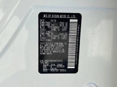 2017 Nissan Armada Platinum