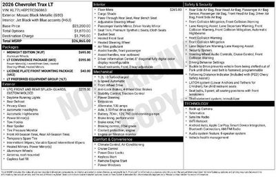2026 Chevrolet Trax LT