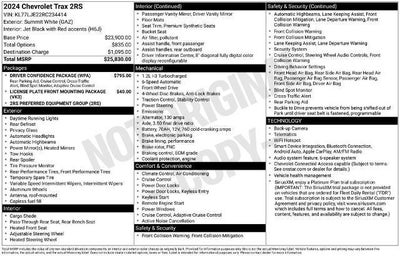 2024 Chevrolet Trax 2RS