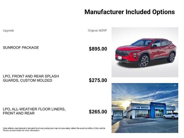 2026 Chevrolet Trax 2RS