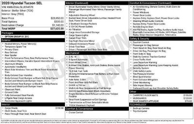 2020 Hyundai Tucson SEL