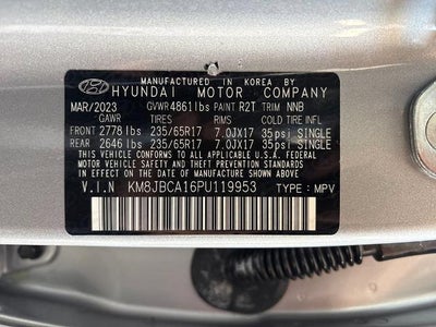 2023 Hyundai Tucson Hybrid Blue