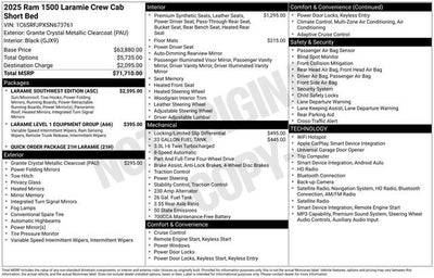 2025 RAM 1500 Laramie