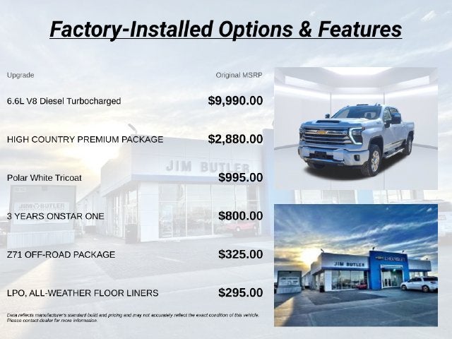 2026 Chevrolet Silverado 2500 HD High Country