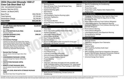 2026 Chevrolet Silverado 1500 LT