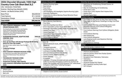 2026 Chevrolet Silverado 1500 High Country