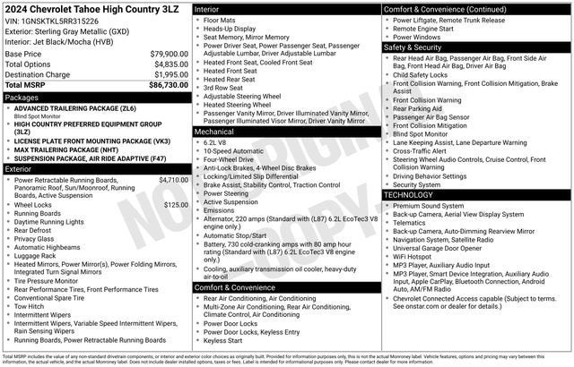 2024 Chevrolet Tahoe High Country