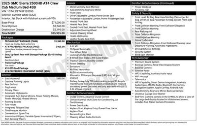2025 GMC Sierra 2500 HD AT4