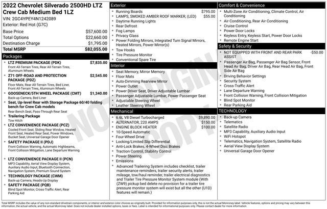 2022 Chevrolet Silverado 2500 HD LTZ