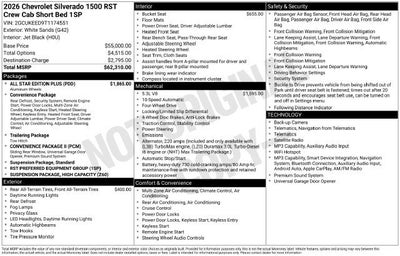 2026 Chevrolet Silverado 1500 RST