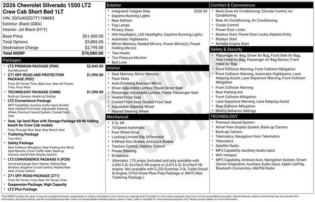 2026 Chevrolet Silverado 1500 LTZ