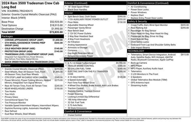 2024 RAM 3500 Tradesman