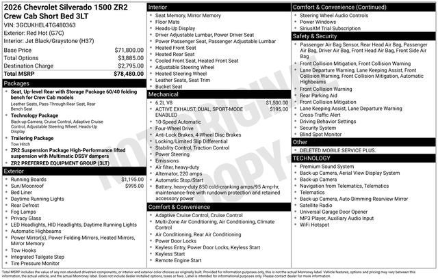 2026 Chevrolet Silverado 1500 ZR2