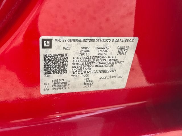 2018 Chevrolet Silverado 1500 LT