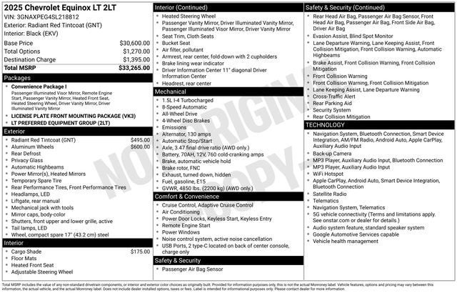 2025 Chevrolet Equinox LT