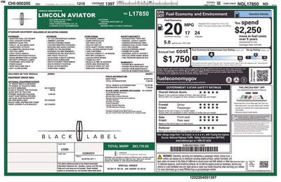 2022 Lincoln Aviator Black Label