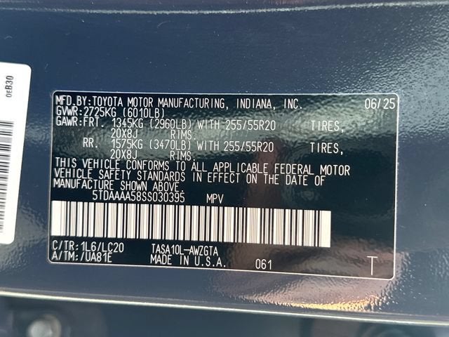 2025 Toyota Grand Highlander XLE