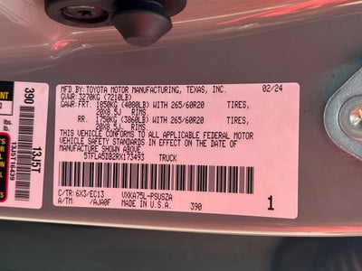 2024 Toyota Tundra 4WD SR5