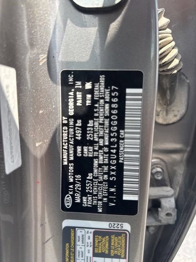 2016 Kia Optima EX