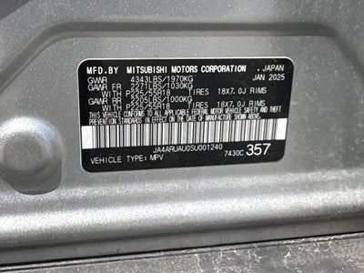 2025 Mitsubishi Outlander Sport S