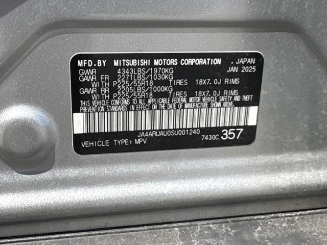 2025 Mitsubishi Outlander Sport S