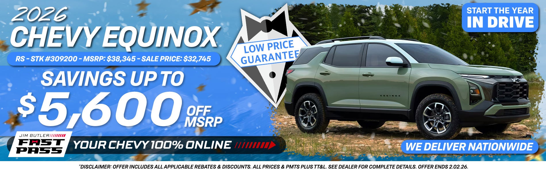 2026 Chevy Equinox - Savings Up To $5,600 Off MSRP