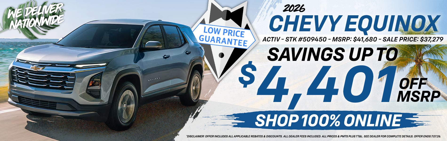 2026 Chevy Equinox - Savings Up To $4,401 Off MSRP