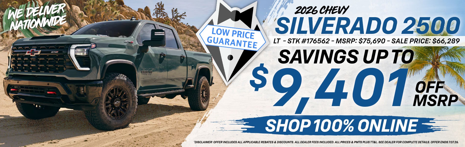 2026 Chevy Silverado 2500 - Savings Up To $9,401 Off MSRP