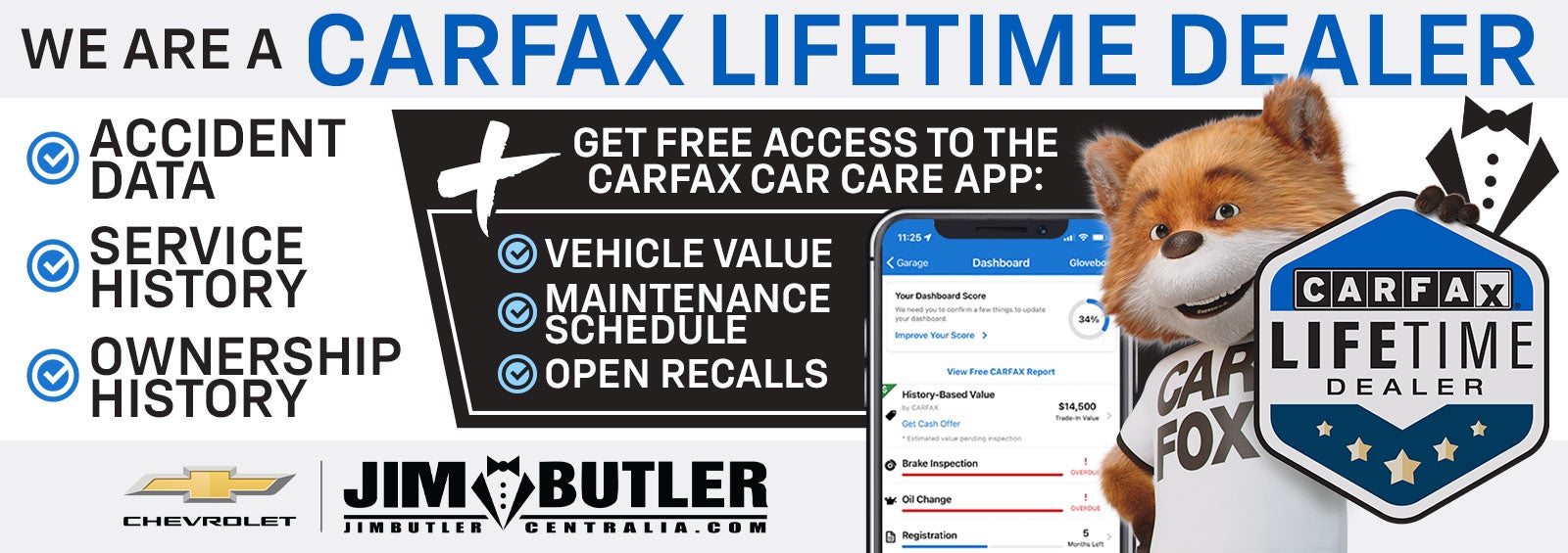 Carfax Lifetime Dealer