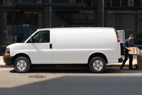 2024 Chevrolet Express Cargo Van Storage.